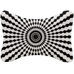 Starburst-sunburst-hypnotic Seat Head Rest Cushion by Bedest