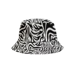 Flame Fire Pattern Digital Art Bucket Hat (kids) by Bedest