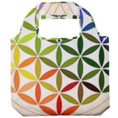 Mandala Rainbow Colorful Foldable Grocery Recycle Bag by Bedest