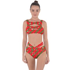 Christmas-paper-star-texture     - Bandaged Up Bikini Set 