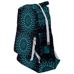 Ornament-district-turquoise Travelers  Backpack by Bedest