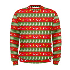 Christmas-papers-red-and-green Men s Sweatshirt by Bedest