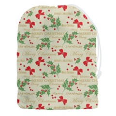 Christmas-paper-scrapbooking-- Drawstring Pouch (3xl)