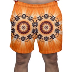 Abstract-kaleidoscope-colorful Men s Shorts by Bedest