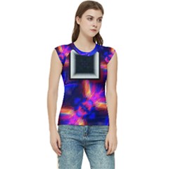 Box-abstract-frame-square Women s Raglan Cap Sleeve T-shirt