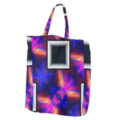 Box-abstract-frame-square Giant Grocery Tote by Bedest