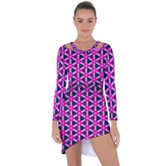 Digital-art-art-artwork-abstract-- Asymmetric Cut-out Shift Dress