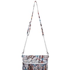 Forest-abstract-artwork-colorful Mini Crossbody Handbag