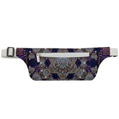 Flowers Of Diamonds In Harmony And Structures Of Love Active Waist Bag