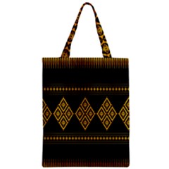 Abstract-batik Klasikjpg Zipper Classic Tote Bag by nateshop