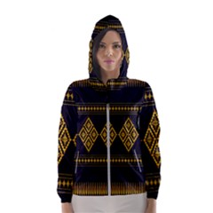 Abstract-batik Klasikjpg Women s Hooded Windbreaker by nateshop