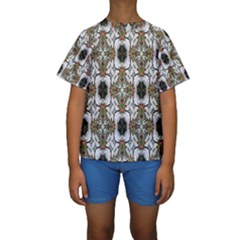 Background-baitik Kids  Short Sleeve Swimwear by nateshop