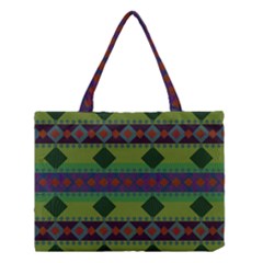 Background-batik 01 Medium Tote Bag by nateshop