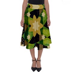 Background-batik 02 Perfect Length Midi Skirt