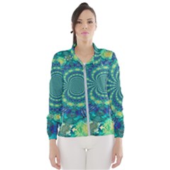 Fractal Women s Windbreaker by nateshop