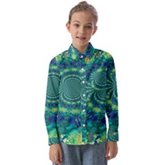 Fractal Kids  Long Sleeve Shirt by nateshop