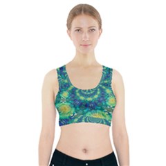 Fractal Sports Bra With Pocket by nateshop