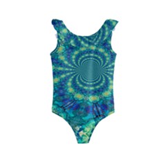 Fractal Kids  Frill Swimsuit by nateshop