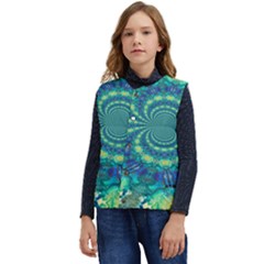 Fractal Kid s Button Up Puffer Vest	 by nateshop