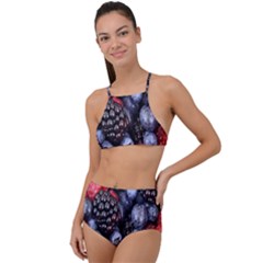 Berries-01 Halter Tankini Set by nateshop