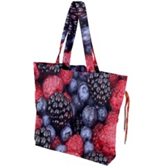 Berries-01 Drawstring Tote Bag by nateshop