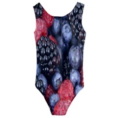 Berries-01 Kids  Cut-out Back One Piece Swimsuit by nateshop