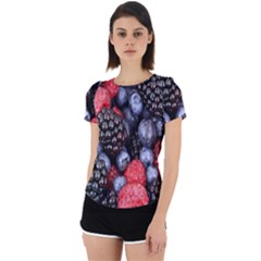 Berries-01 Back Cut Out Sport T-shirt by nateshop