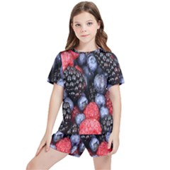 Berries-01 Kids  T-shirt And Sports Shorts Set by nateshop