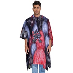 Berries-01 Men s Hooded Rain Ponchos by nateshop