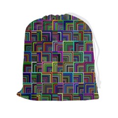 Wallpaper-background-colorful Drawstring Pouch (2xl) by Bedest