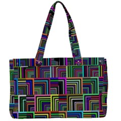 Wallpaper-background-colorful Canvas Work Bag by Bedest