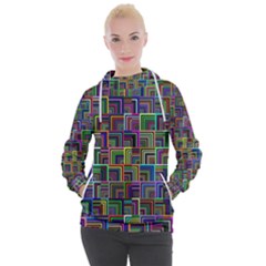 Wallpaper-background-colorful Women s Hooded Pullover by Bedest