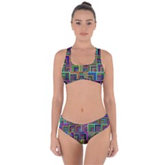 Wallpaper-background-colorful Criss Cross Bikini Set by Bedest