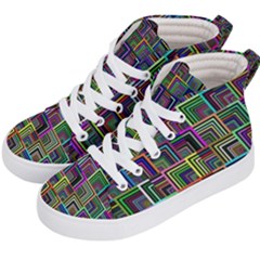 Wallpaper-background-colorful Kids  Hi-top Skate Sneakers by Bedest