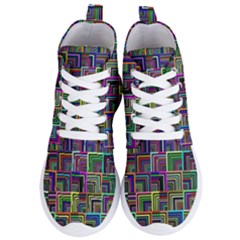 Wallpaper-background-colorful Women s Lightweight High Top Sneakers by Bedest