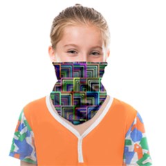Wallpaper-background-colorful Face Covering Bandana (kids) by Bedest