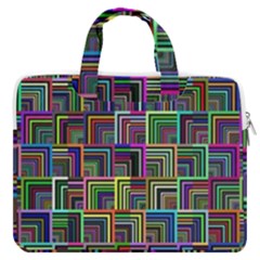 Wallpaper-background-colorful Macbook Pro 16  Double Pocket Laptop Bag 