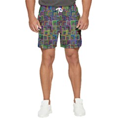 Wallpaper-background-colorful Men s Runner Shorts by Bedest