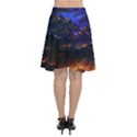 Landscape-sci-fi-alien-world Chiffon Wrap Front Skirt View2