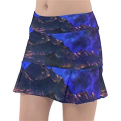 Landscape-sci-fi-alien-world Classic Tennis Skirt by Bedest