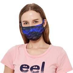 Landscape-sci-fi-alien-world Crease Cloth Face Mask (adult) by Bedest