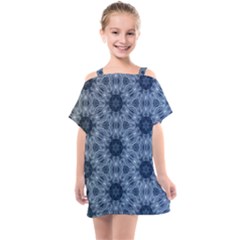 Pattern-patterns-seamless-design Kids  One Piece Chiffon Dress by Bedest