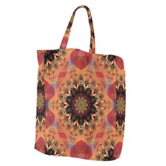 Abstract-kaleidoscope-design Giant Grocery Tote