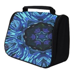 Background-blue-flower Full Print Travel Pouch (small)