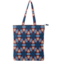 Pattern-tile-background-seamless Double Zip Up Tote Bag by Bedest