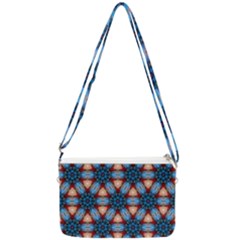 Pattern-tile-background-seamless Double Gusset Crossbody Bag