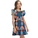 Pattern-tile-background-seamless Kids  Winged Sleeve Dress View3