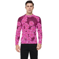 Cherry-blossoms-floral-design Men s Long Sleeve Rash Guard by Bedest