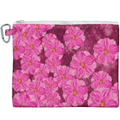 Cherry-blossoms-floral-design Canvas Cosmetic Bag (xxxl) by Bedest