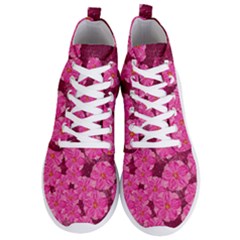 Cherry-blossoms-floral-design Men s Lightweight High Top Sneakers by Bedest